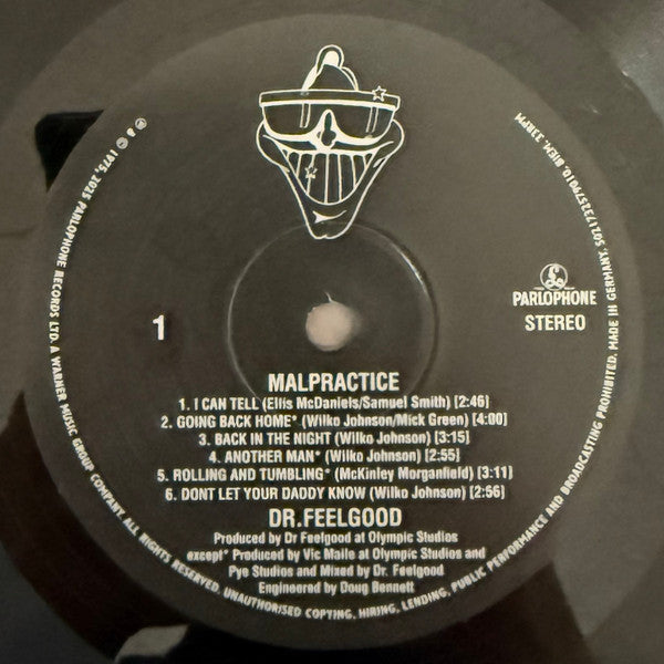 Dr. Feelgood : Malpractice (LP, Album, RE, RM, 50t)