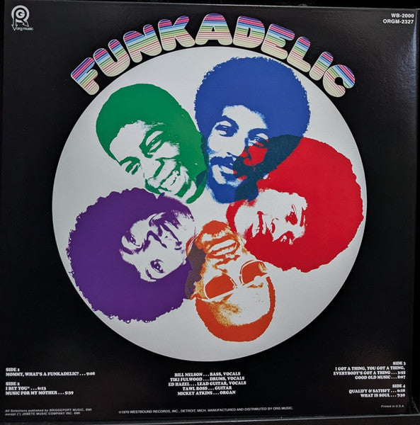 Funkadelic : Funkadelic (2x12", Album, RE, RM, Gat)