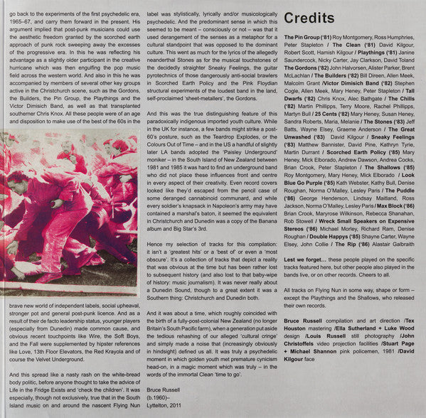 Various : Time To Go - The Southern Psychedelic Moment: 1981-86 (2xLP, Comp)