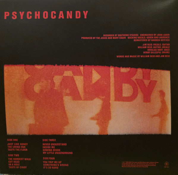 The Jesus And Mary Chain : Psychocandy 40th Anniversary Deluxe Edition (LP, Album, RE, RM, Pin + LP, Album, RE, RM, Blu + )