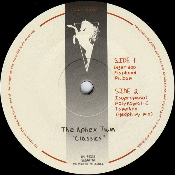 The Aphex Twin* : Classics (2xLP, Comp, RE, RM)