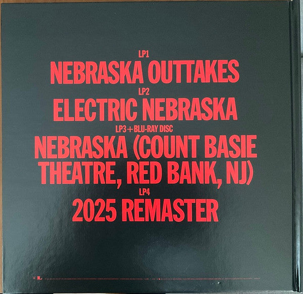 Bruce Springsteen : Nebraska '82: Expanded Edition (LP + LP + LP + LP, Album, RE, RM + Blu-ray + Box, )