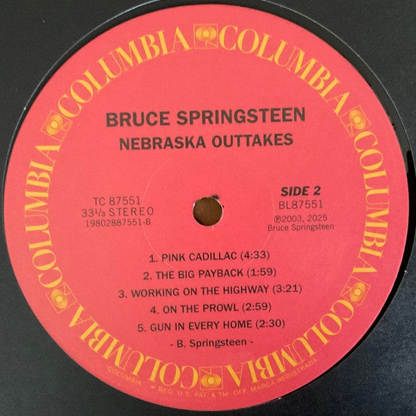 Bruce Springsteen : Nebraska '82: Expanded Edition (LP + LP + LP + LP, Album, RE, RM + Blu-ray + Box, )