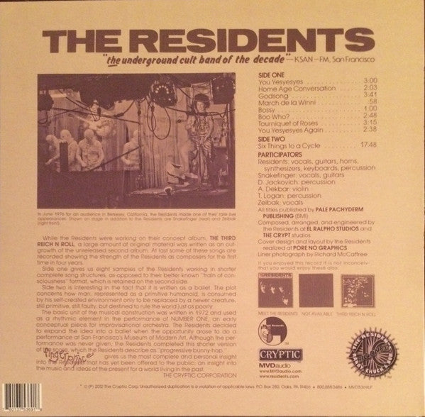 The Residents : Fingerprince (LP, Album, RE)