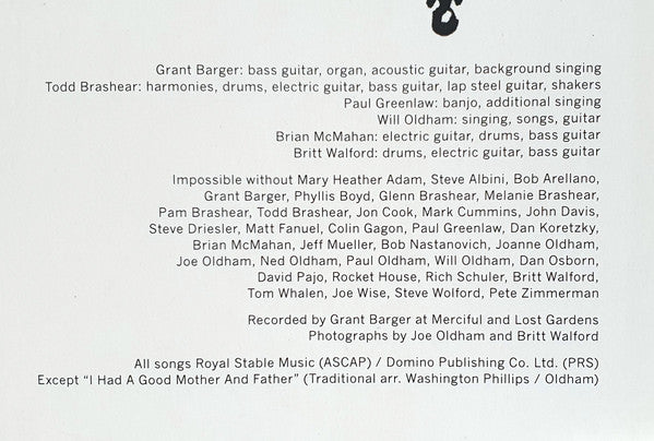 Palace Brothers* : There Is No-One What Will Take Care Of You (LP, Album, RE)