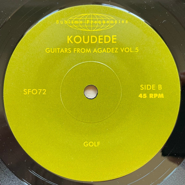Koudede : Guitars From Agadez Vol. 5 (7", EP, Ltd)