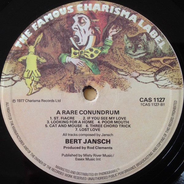 Bert Jansch : A Rare Conundrum (LP, Album)