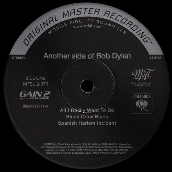 Bob Dylan : Another Side Of Bob Dylan (2x12", Album, Ltd, Num, RE, RM, S/Edition, Gat)