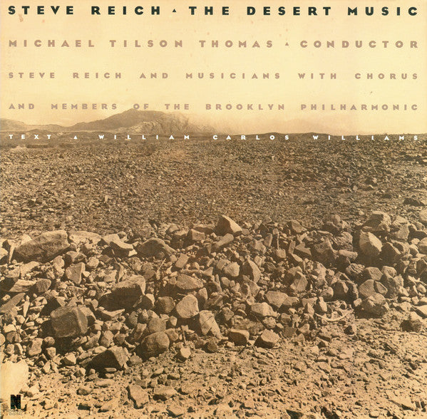 Steve Reich : The Desert Music (LP, Album)