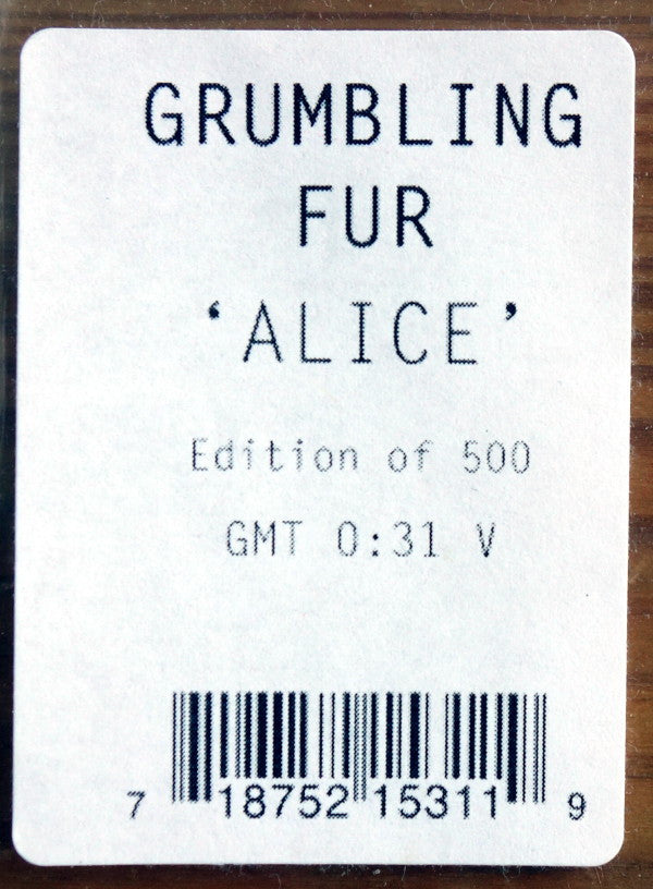 Grumbling Fur : Alice (12", EP, Ltd, Gre)