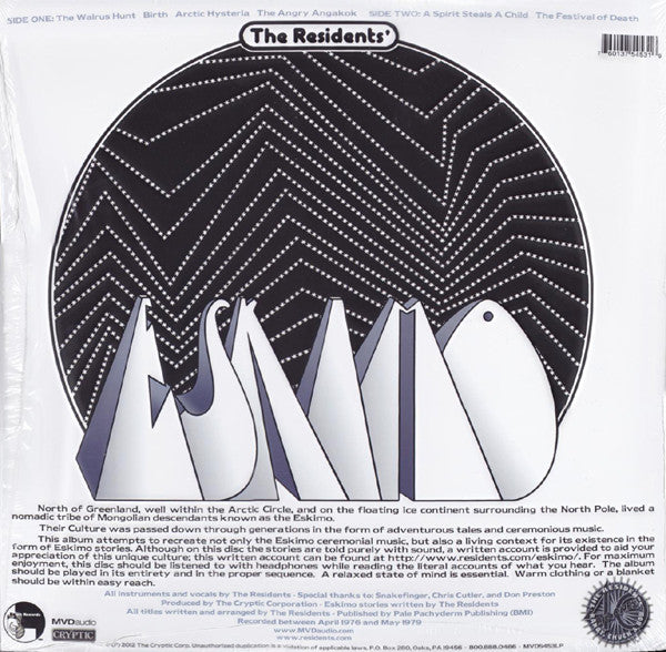 The Residents : Eskimo (LP, Album, RE)