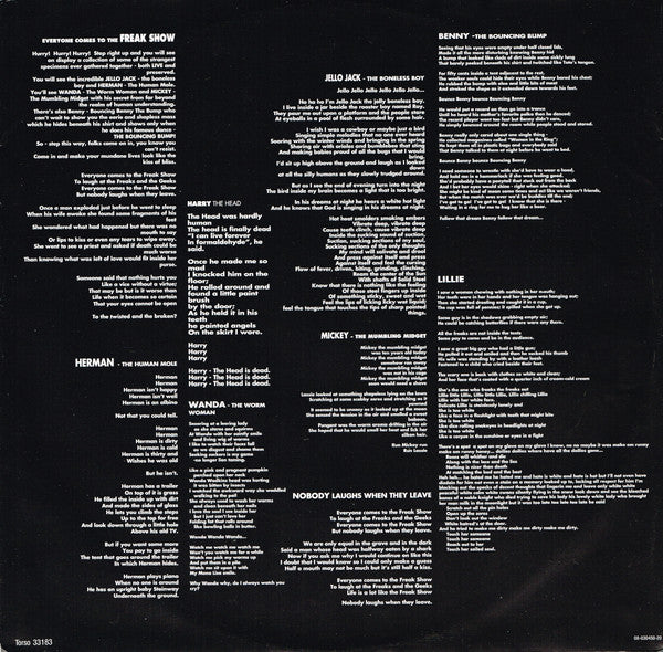 The Residents : Freak Show (LP, Album)