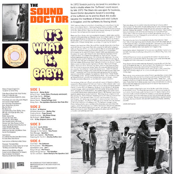 Lee Perry And The Sufferers'* : The Sound Doctor (Black Ark Singles And Dub Plates 1972-1978) (2xLP, Comp)