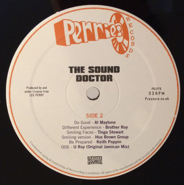 Lee Perry And The Sufferers'* : The Sound Doctor (Black Ark Singles And Dub Plates 1972-1978) (2xLP, Comp)