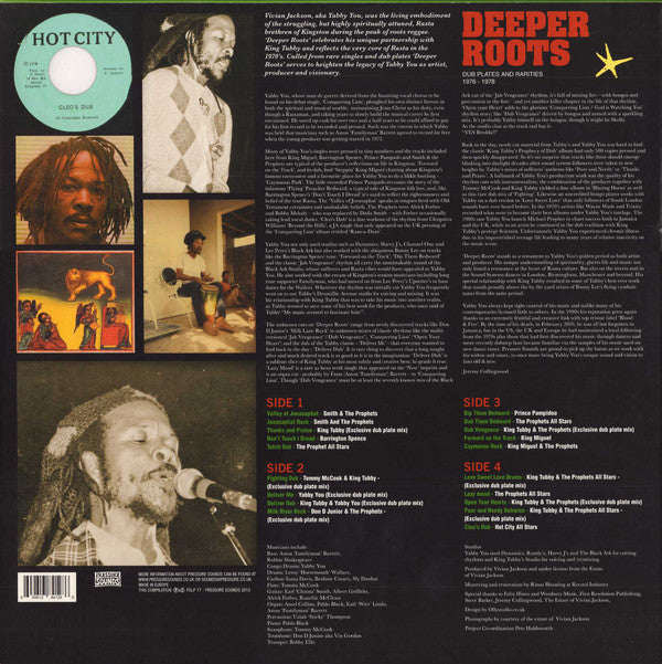 Yabby You & Various : Deeper Roots (Dub Plates And Rarities 1976 - 1978) (2xLP, Comp)
