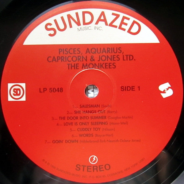 The Monkees : Pisces, Aquarius, Capricorn & Jones Ltd. (LP, Album, Ltd, RE, RM, 180)