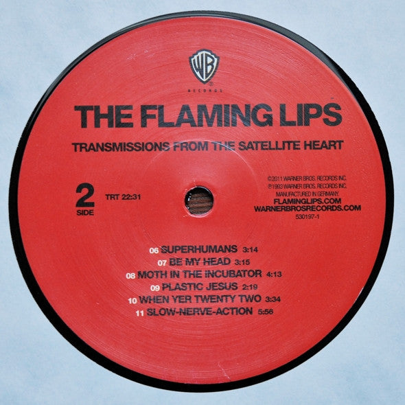 The Flaming Lips : Transmissions From The Satellite Heart (LP, Album, RE, RM)