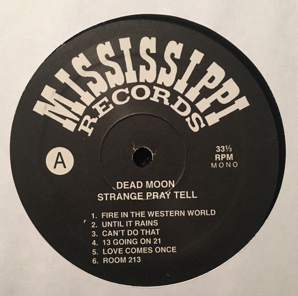 Dead Moon : Strange Pray Tell (LP, Album, Mono, RE)