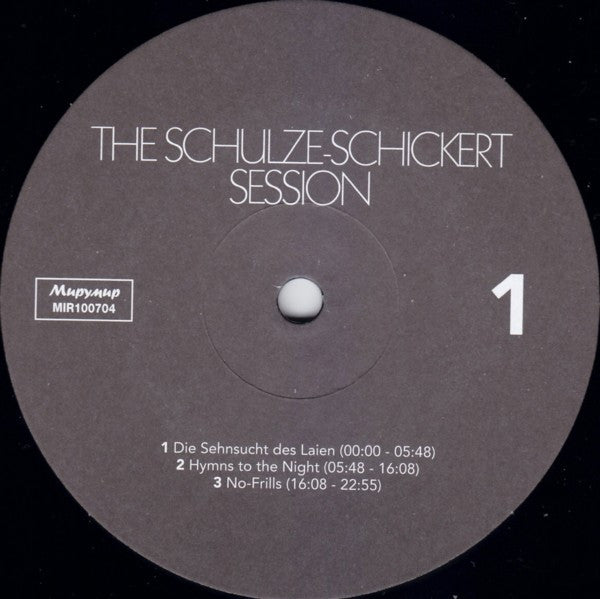 Klaus Schulze & Günter Schickert : The Schulze-Schickert Session (LP, Album, Ltd, 180)