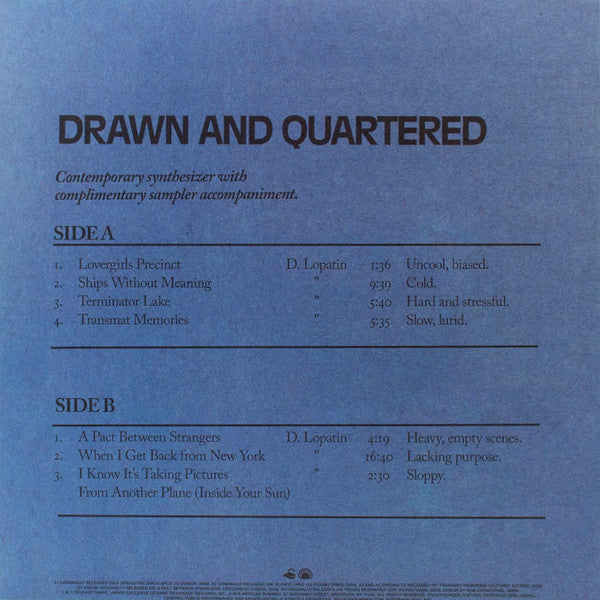 Oneohtrix Point Never : Drawn And Quartered (LP, Comp)