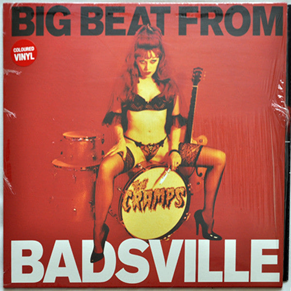 The Cramps : Big Beat From Badsville (LP, Album, RE, Whi)