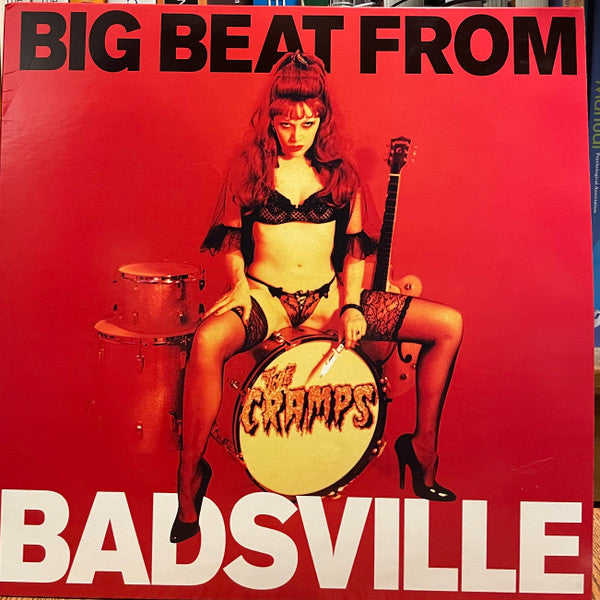The Cramps : Big Beat From Badsville (LP, Album, RE, Whi)
