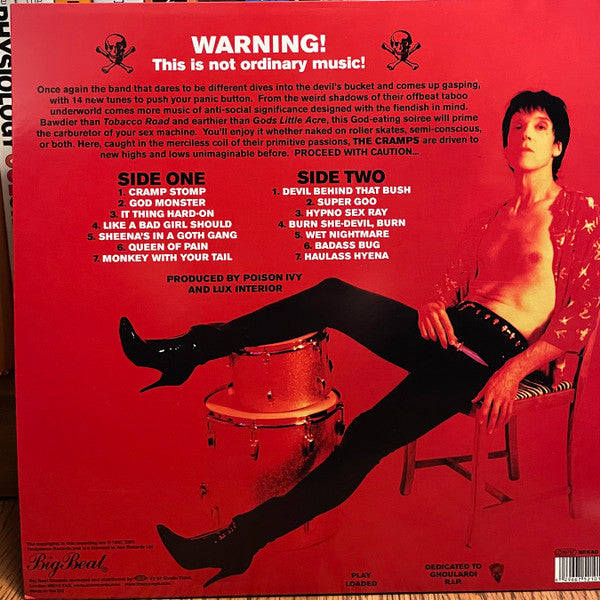 The Cramps : Big Beat From Badsville (LP, Album, RE, Whi)