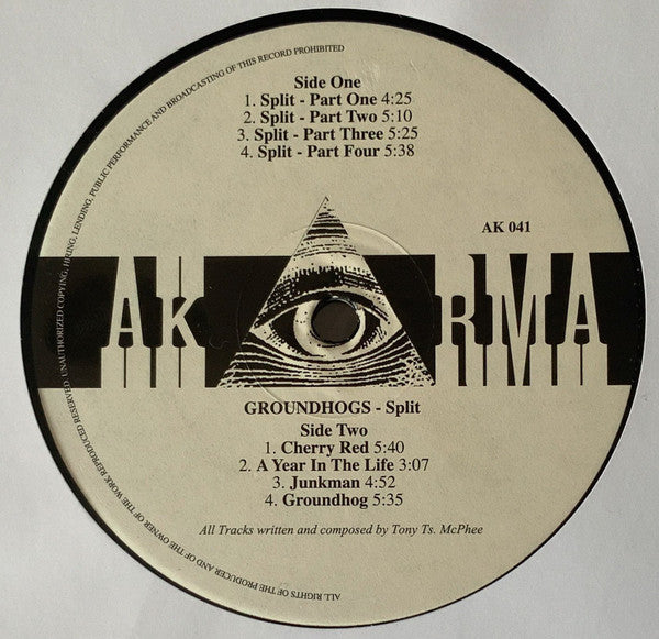 Groundhogs* : Split (LP, Album, RE)