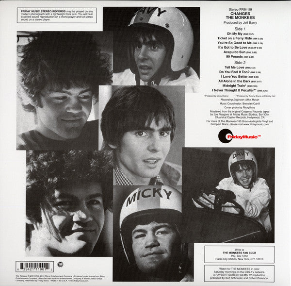 The Monkees : Changes (LP, Album, RE, Gat)