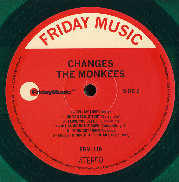 The Monkees : Changes (LP, Album, RE, Gat)