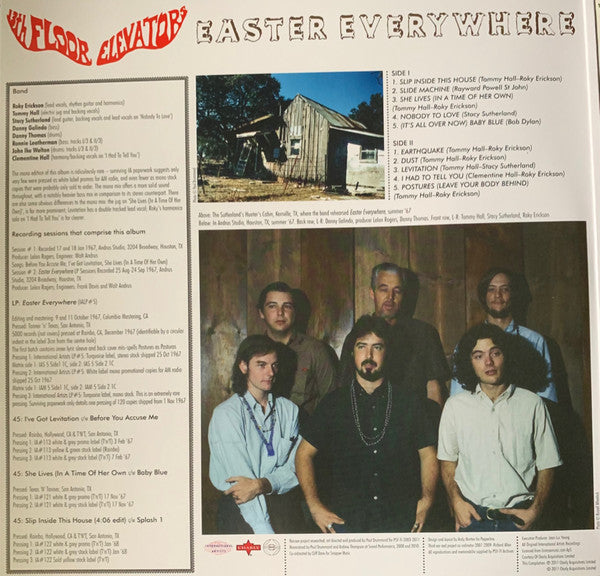 13th Floor Elevators : Easter Everywhere (LP, Album, Mono, RE + LP, Album, RE)