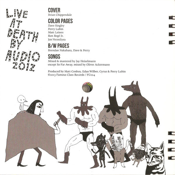 Various : Live At Death By Audio 2012 (6xFlexi, 7", S/Sided, Cle + Comp)