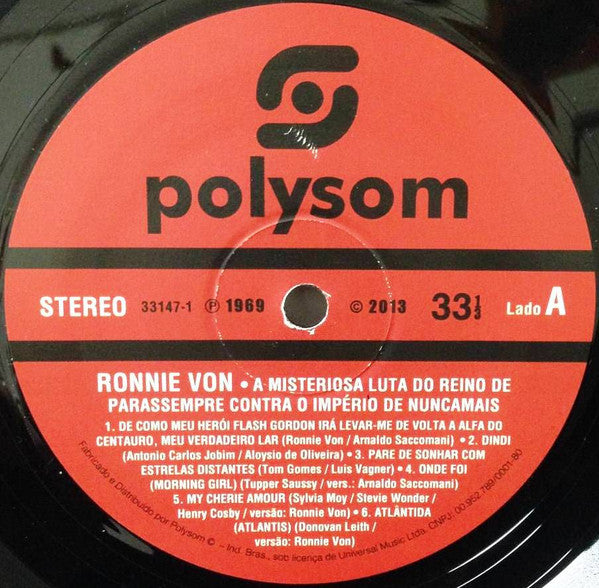 Ronnie Von : A Misteriosa Luta Do Reino De Parassempre Contra O Império De Nuncamais (LP, Album, RE, 180)