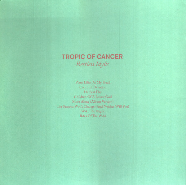 Tropic Of Cancer : Restless Idylls (2x12", Album)