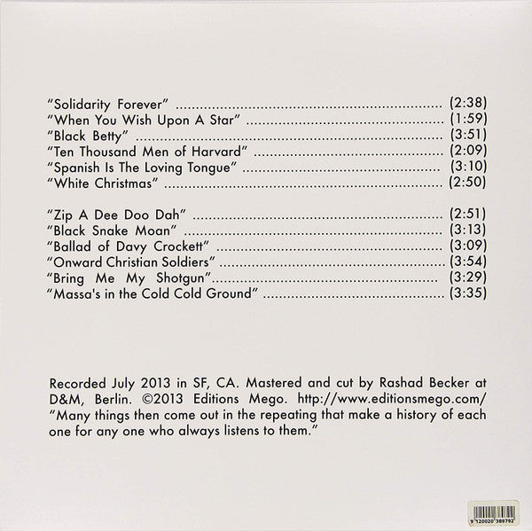 Bill Orcutt : A History Of Every One (LP, Album)