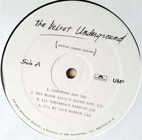 The Velvet Underground : Scepter Studios Sessions (4-25-66) (LP, Album, RE)