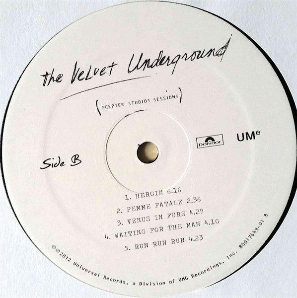 The Velvet Underground : Scepter Studios Sessions (4-25-66) (LP, Album, RE)