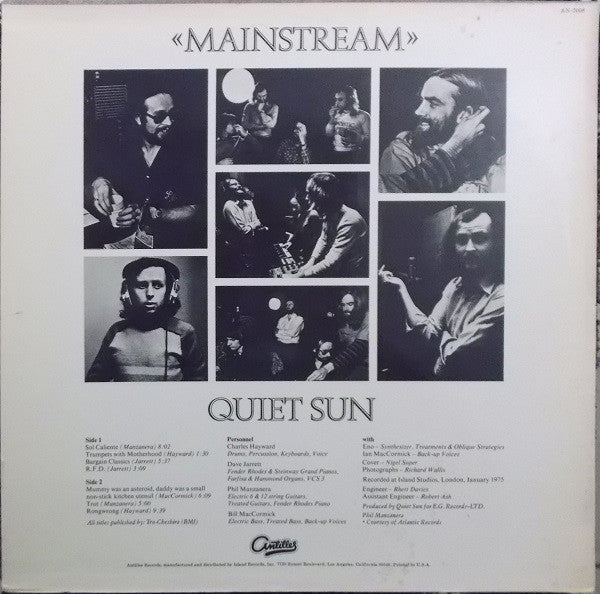 Quiet Sun : Mainstream (LP, Album, Ter)