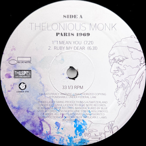 Thelonious Monk : Paris 1969 (2xLP, Album, Gat)