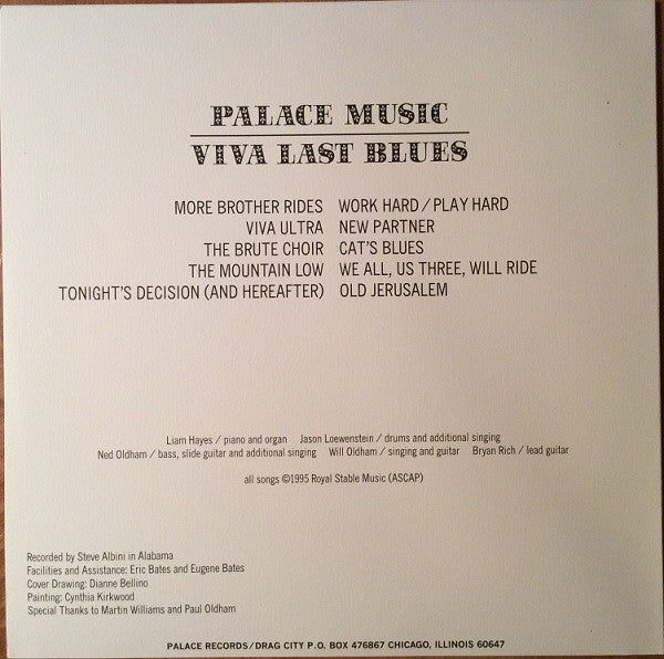 Palace : Viva Last Blues (LP, Album)