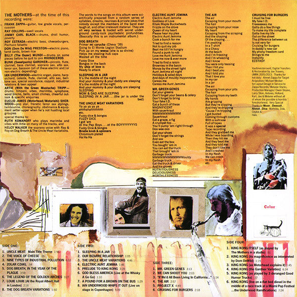Frank Zappa / The Mothers Of Invention* : Uncle Meat (2xLP, Album, RE, RM, Gat)