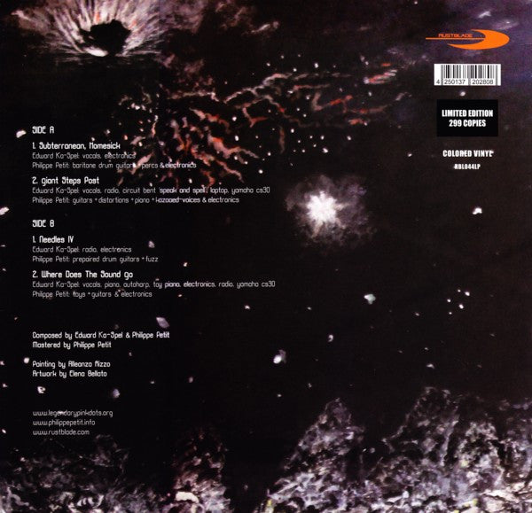 Edward Ka-Spel & Philippe Petit : Are You Receiving Us, Planet Earth?! (LP, Album, RSD, Ltd, Gre)