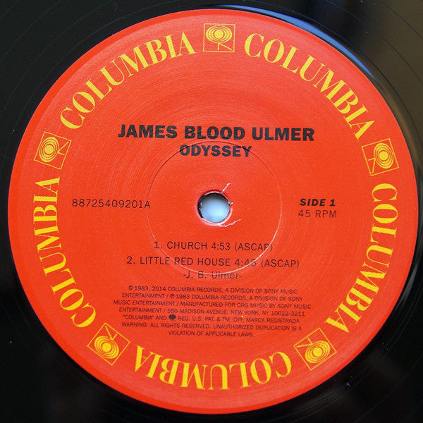 James Blood Ulmer : Odyssey (2xLP, Album, Ltd, Num, RM, 180)