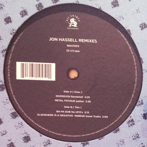 Jon Hassell : Jon Hassell Remixes (12", EP)