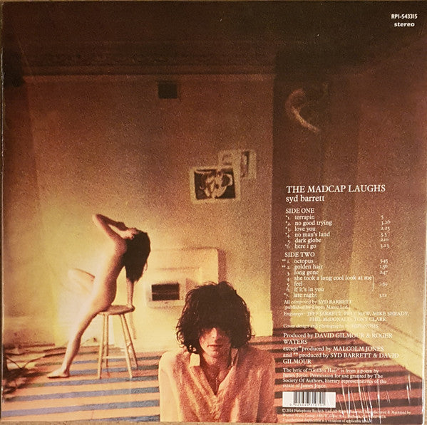 Syd Barrett : The Madcap Laughs (LP, Album, RE, Gat)