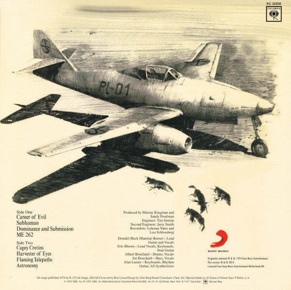 Blue Öyster Cult : Secret Treaties (LP, Album, RE, RM, 180)