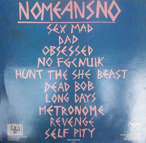 Nomeansno : Sex Mad (LP, Album)