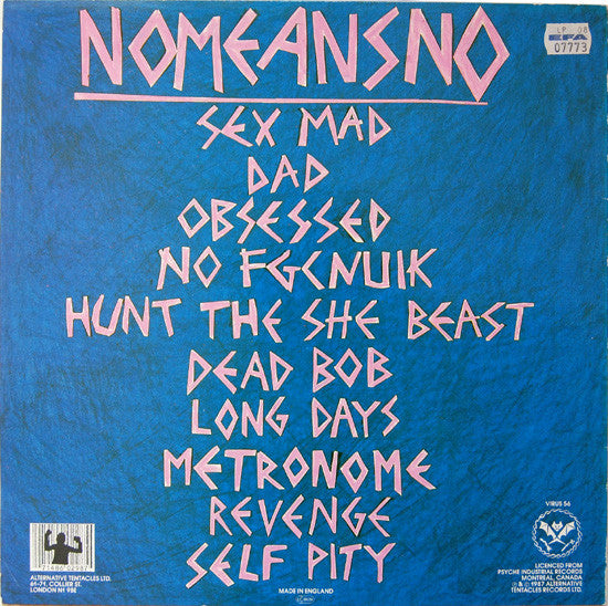 Nomeansno : Sex Mad (LP, Album)