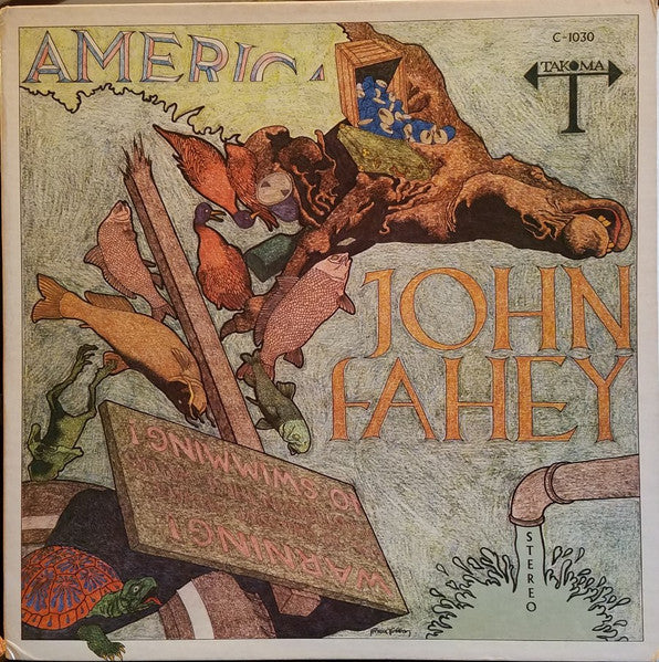 John Fahey : America (LP, Album, RE)