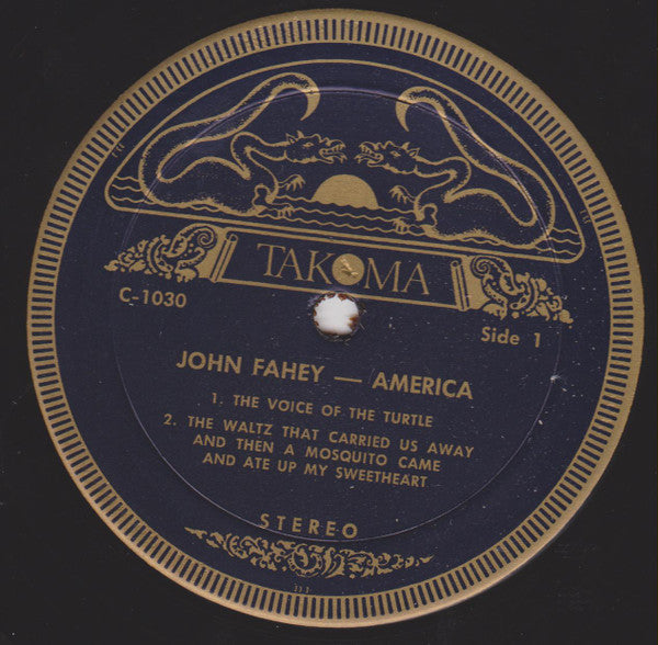 John Fahey : America (LP, Album, RE)